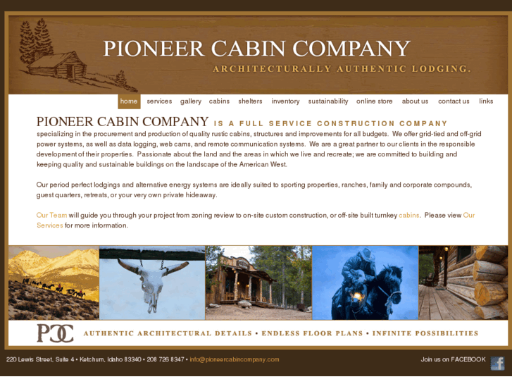 www.pioneercabincompany.com