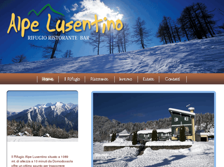 www.rifugiolusentino.it