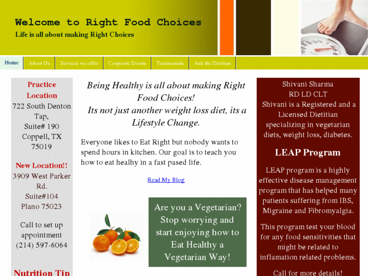 www.rightfoodchoice.com