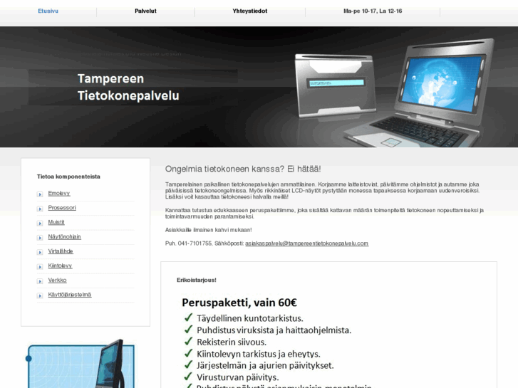 www.tampereentietokonepalvelu.com