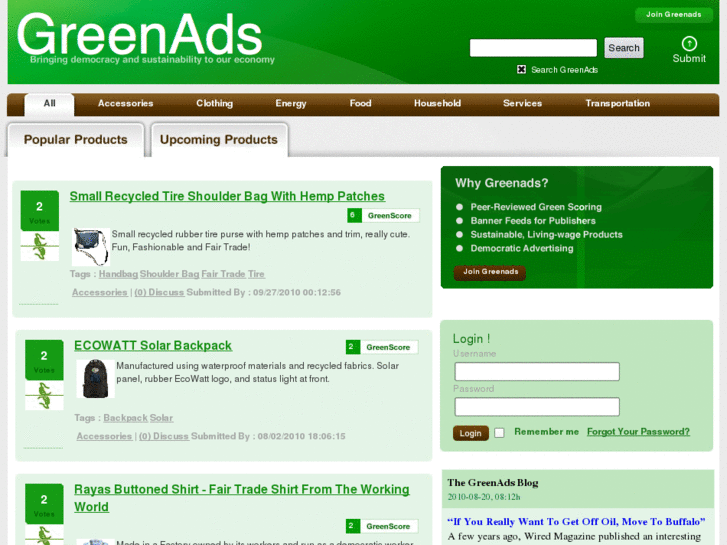 www.greenads.org