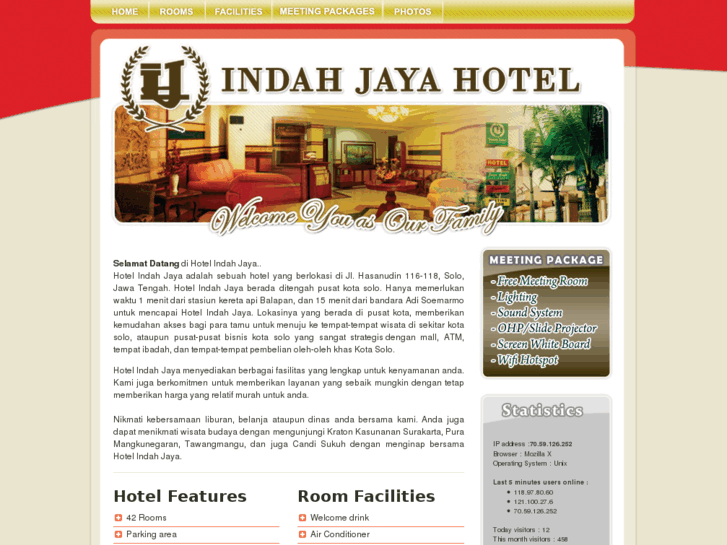 www.indahjayahotel.com