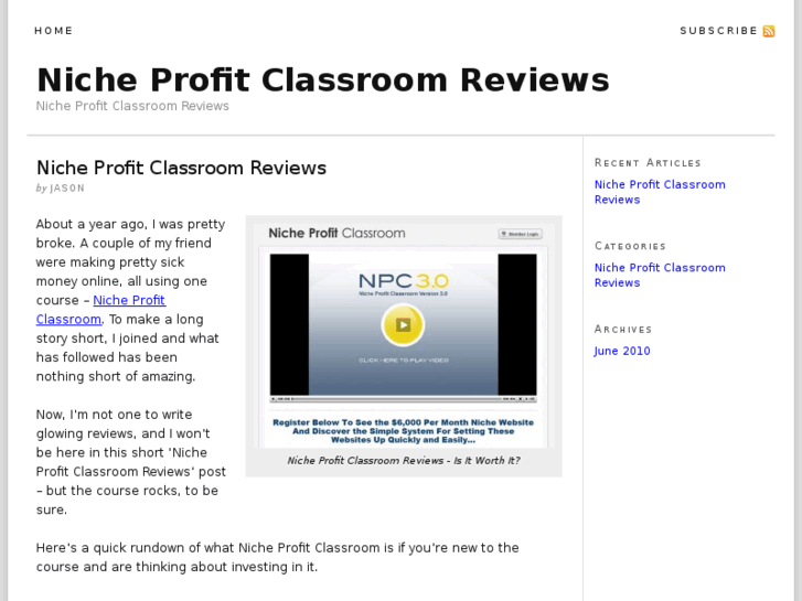 www.nicheprofitclassroomreviews.org