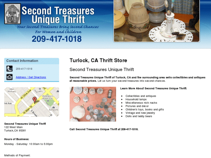 www.secondtreasuresuniquethrift.com