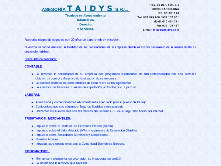 www.taidys.es