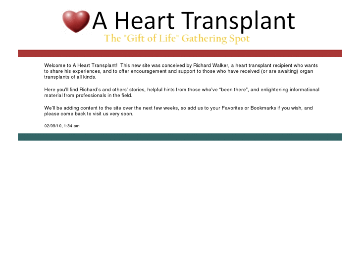 www.ahearttransplant.com