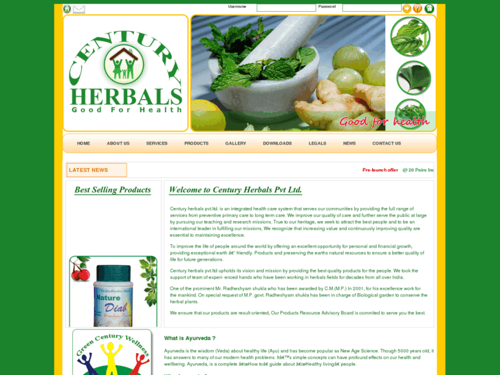 www.centuryherbals.com