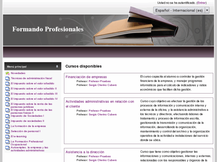 www.formandoprofesionales.es