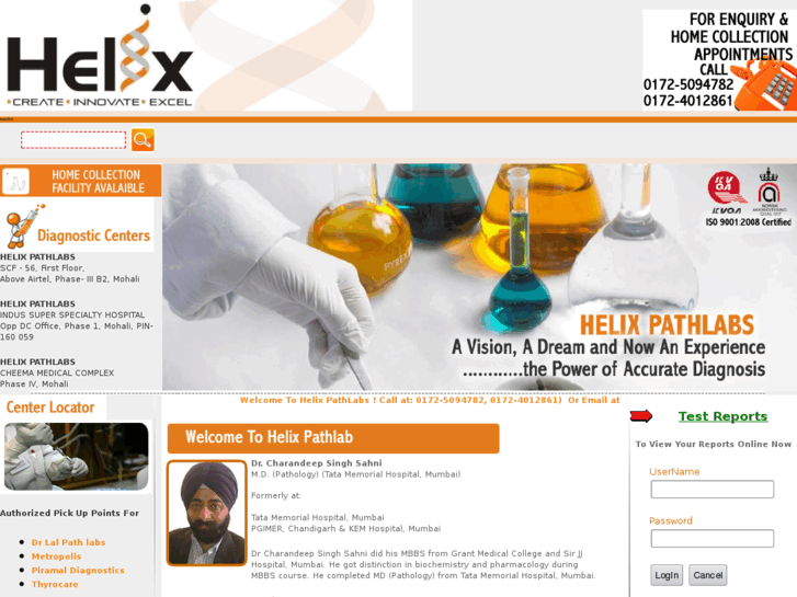 www.helixpathlabs.in