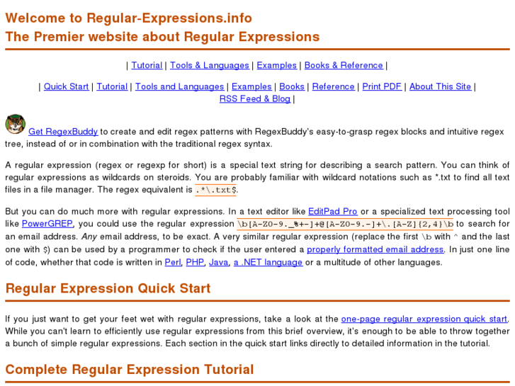 www.regular-expression.mobi