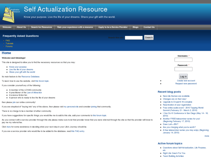 www.selfactualizationresource.org