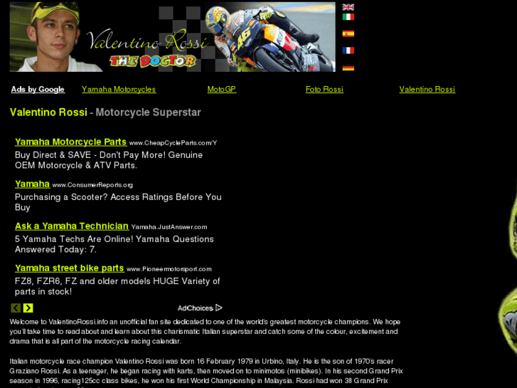 www.valentinorossi.info