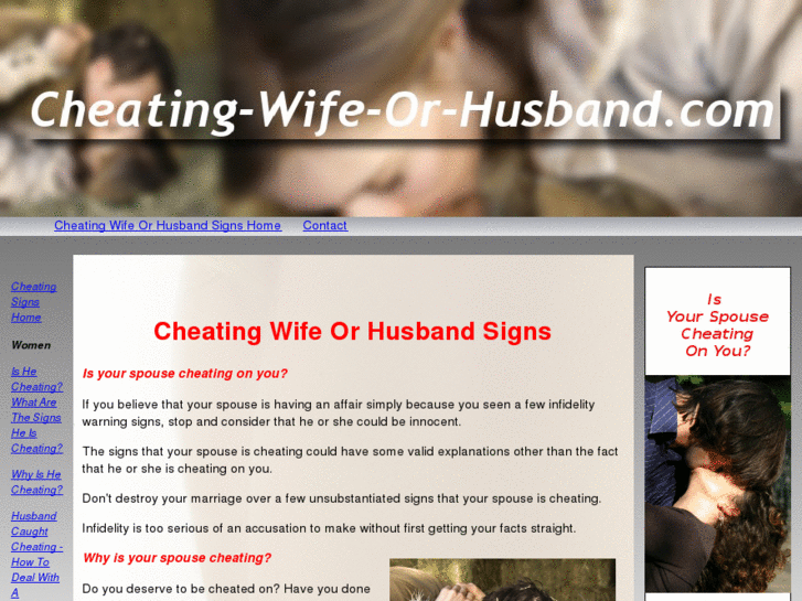 www.cheating-wife-or-husband-signs.com