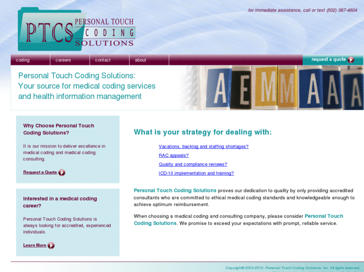 www.personaltouchcoding.com