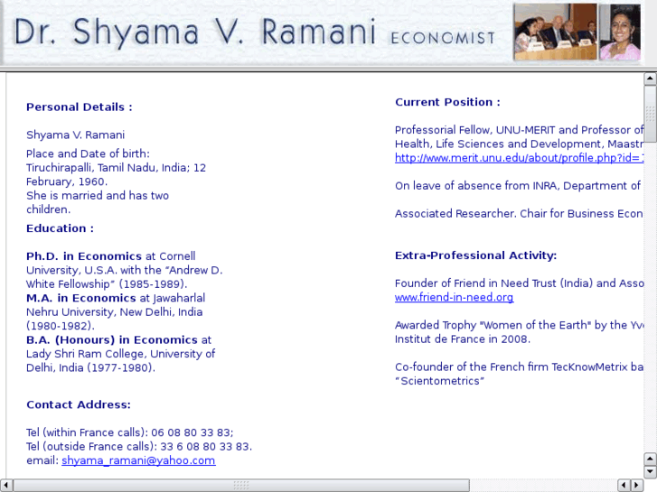 www.shyama-v-ramani.net