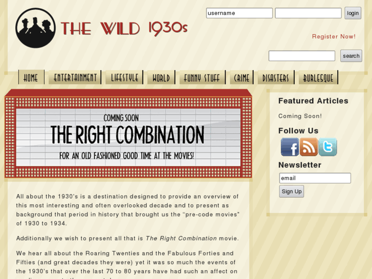 www.thewild1930s.com