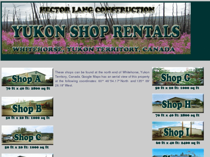 www.yukonshoprentals.com