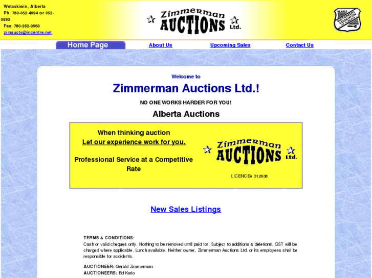 www.zimmermanauctions.com