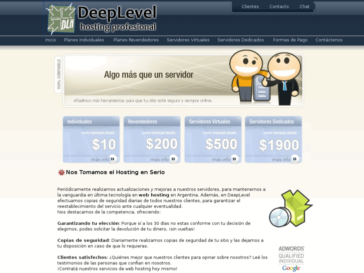 www.deeplevelhosting.com