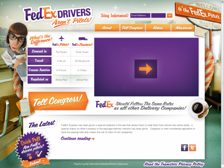 www.fedexdriversarentpilots.org