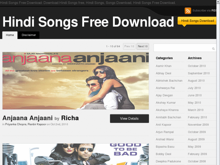 www.hindisongsfreedownload.in