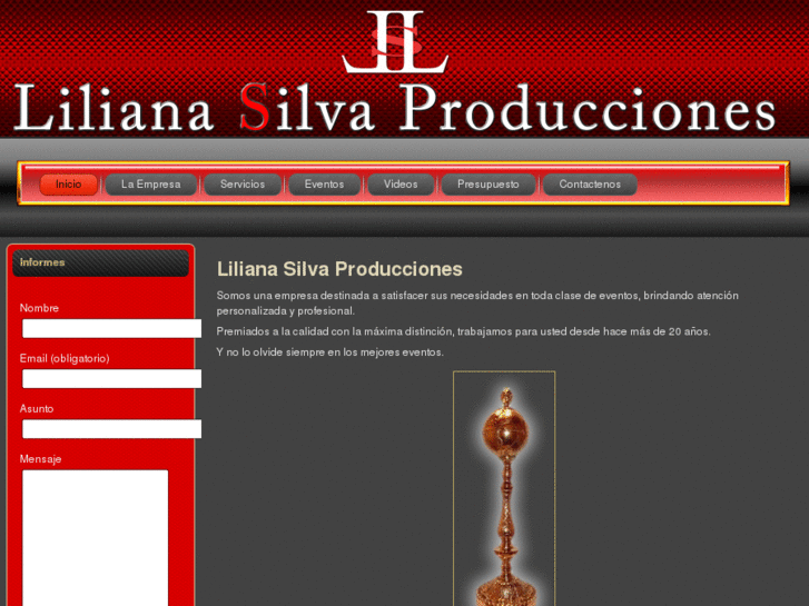 www.lilianasilvaproducciones.com