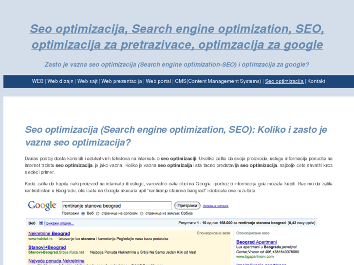 www.seo-optimizacija.net