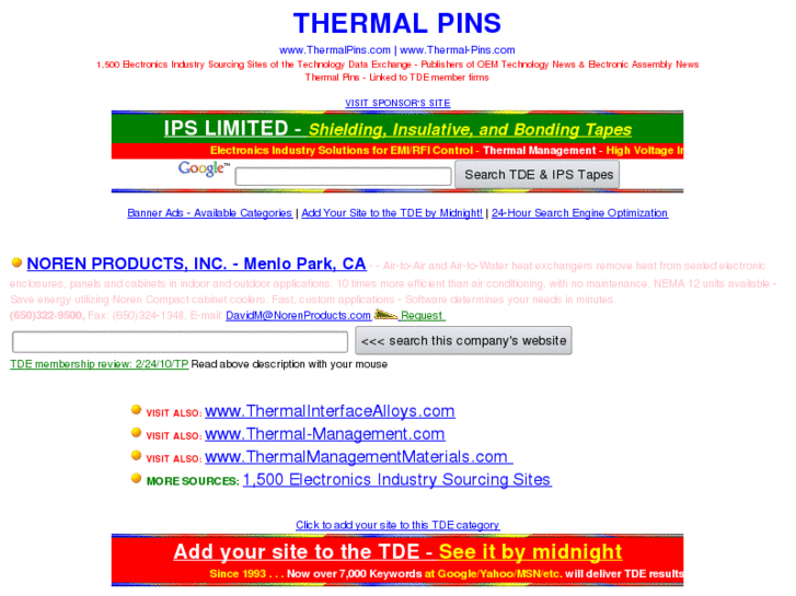 www.thermal-pins.com