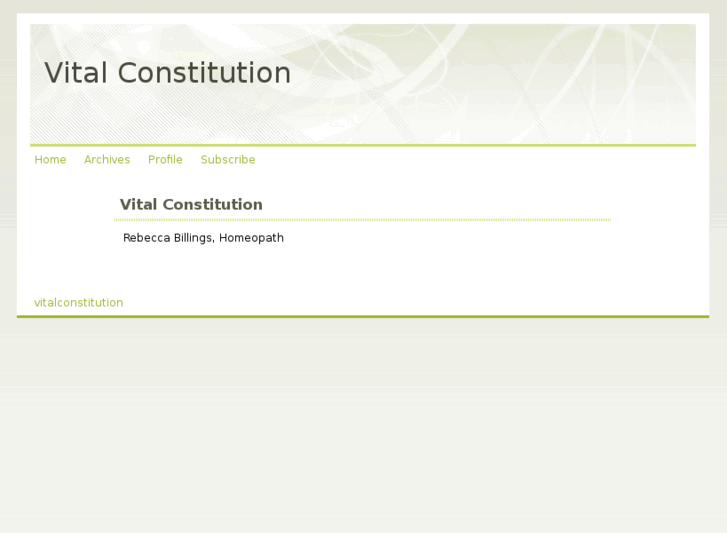 www.vitalconstitution.com