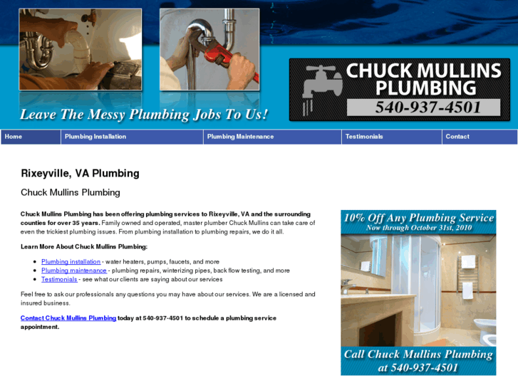 www.chuckmullinsplumbing.com