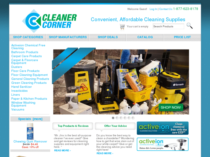 www.cleanercornerstore.com