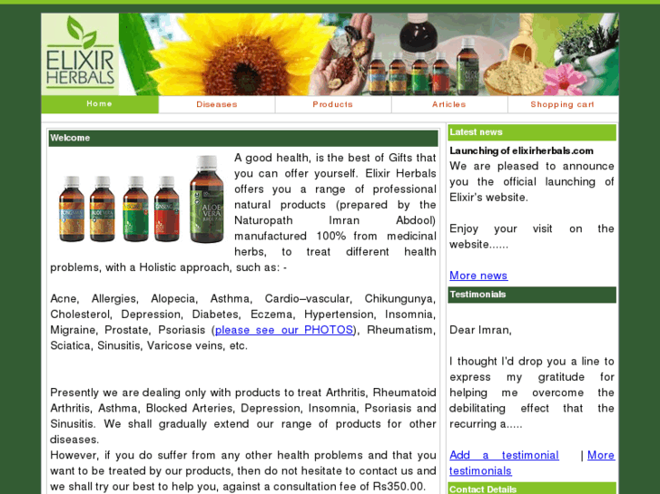 www.elixirherbals.com