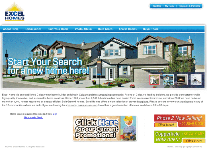 www.excelhomes.net