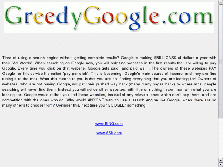 www.greedygoogle.com