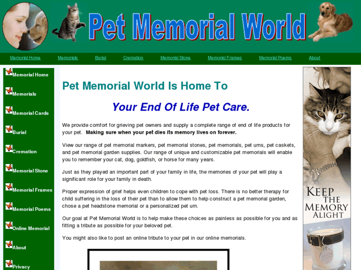 www.petmemorialworld.com