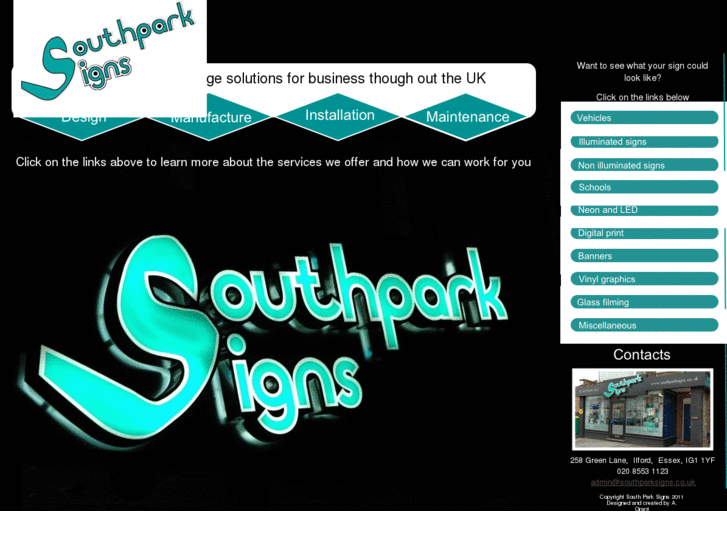 www.southparksigns.co.uk