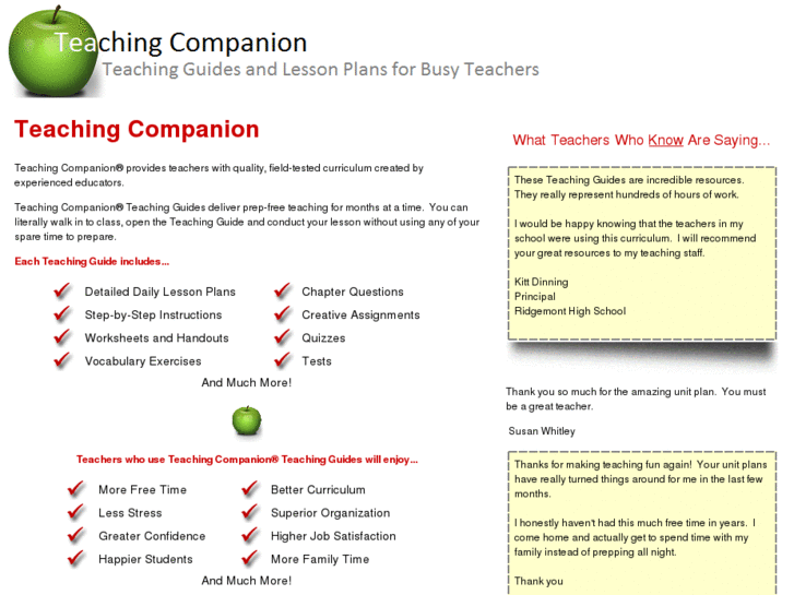 www.teachingcompanion.com