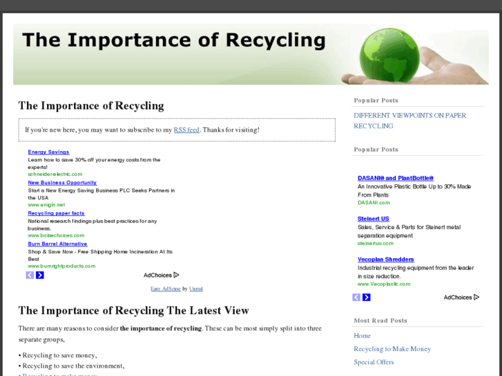 www.theimportanceofrecycling.com