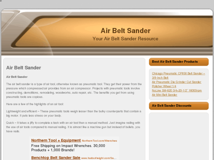 www.airbeltsander.net