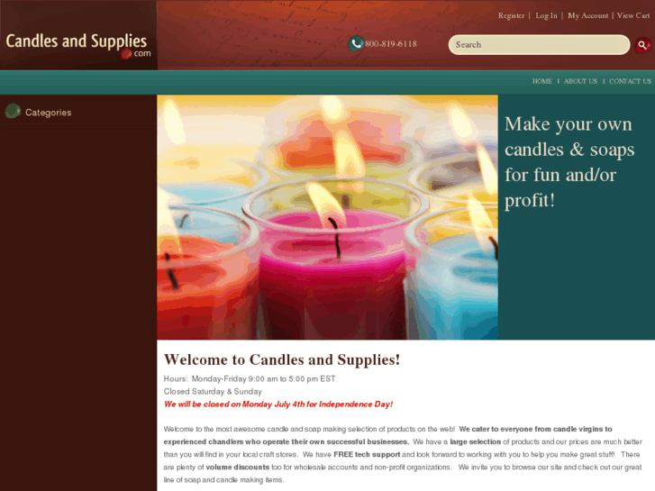 www.candlesandsupplies.com