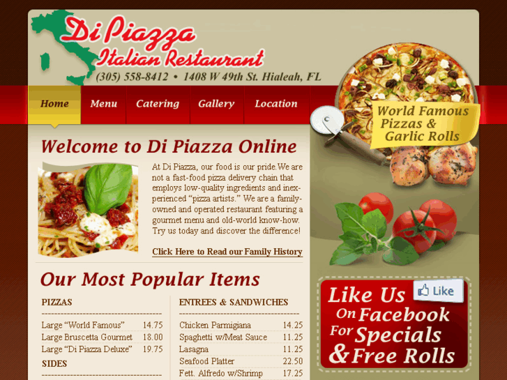 www.dipiazzaitalianrestaurant.com