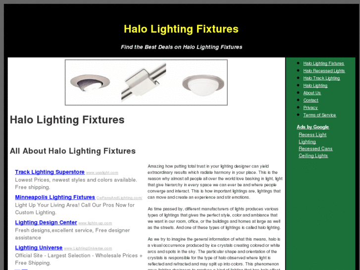 www.halolightingfixtures.net