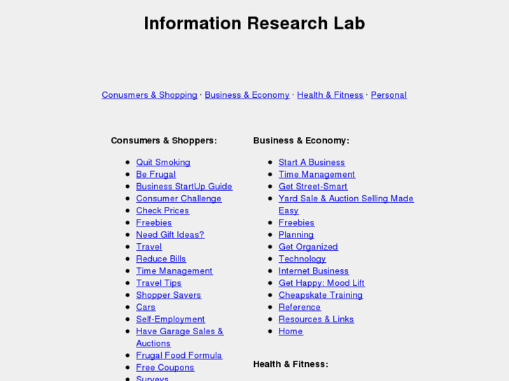 www.inforesearchlab.com