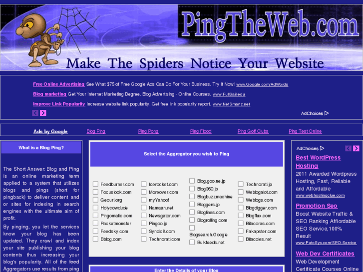 www.pingtheweb.com