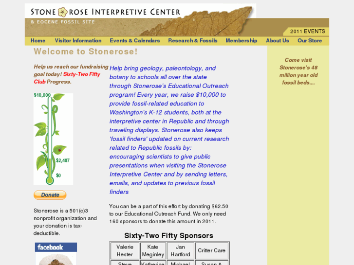 www.stonerosefossil.org