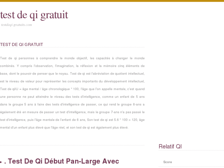 www.testdeqi-gratuits.com