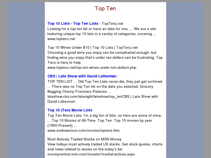 www.topteninfo.com