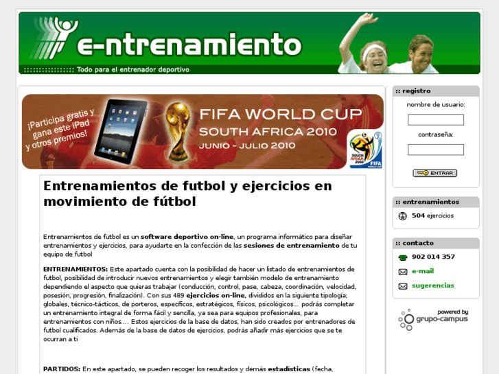 www.entrenamientosdefutbol.es