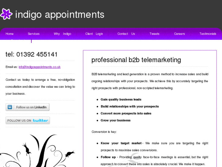 www.indigoappointments.co.uk