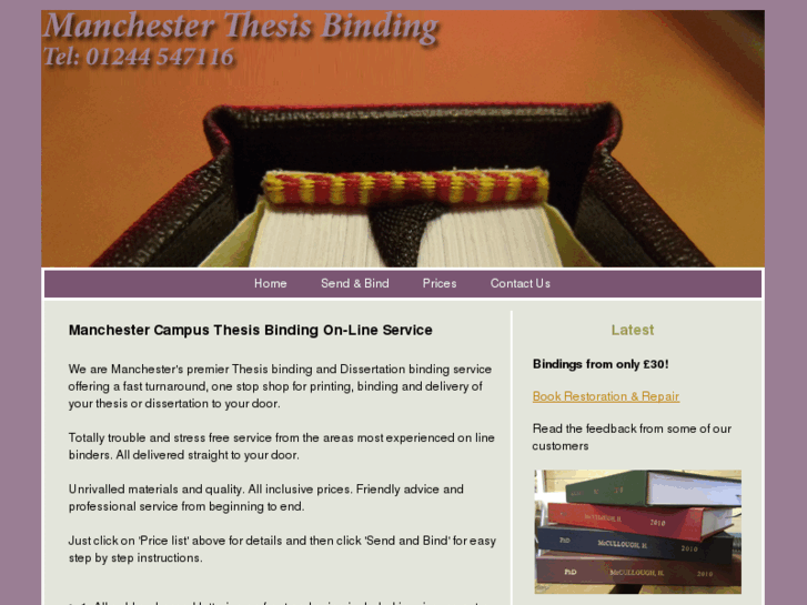 www.manchesterthesisbinding.com